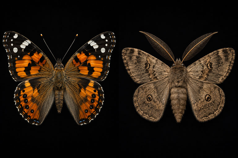 Butterfly v Moth