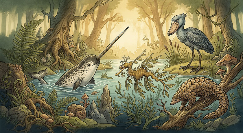 Narwhal Illustration