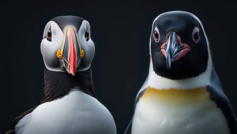 Puffin vs Penguin