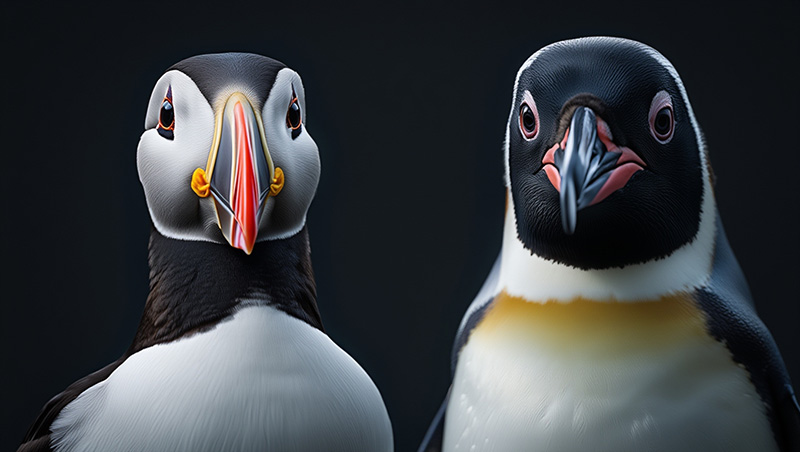 Puffin vs Penguin