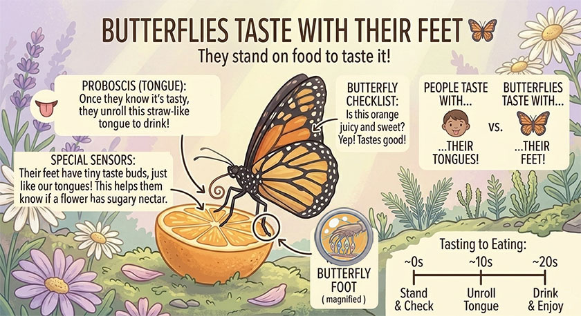 Butterfly weird fact