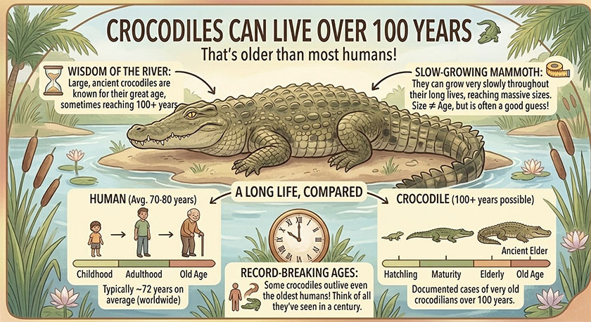 Crocs older than humans