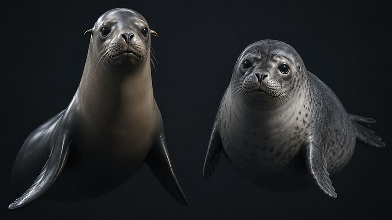 Seal v sea lion