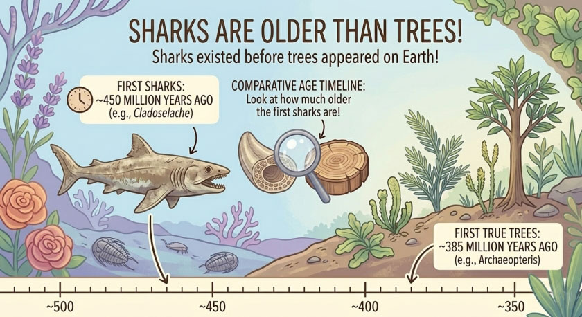 Shark older than tree